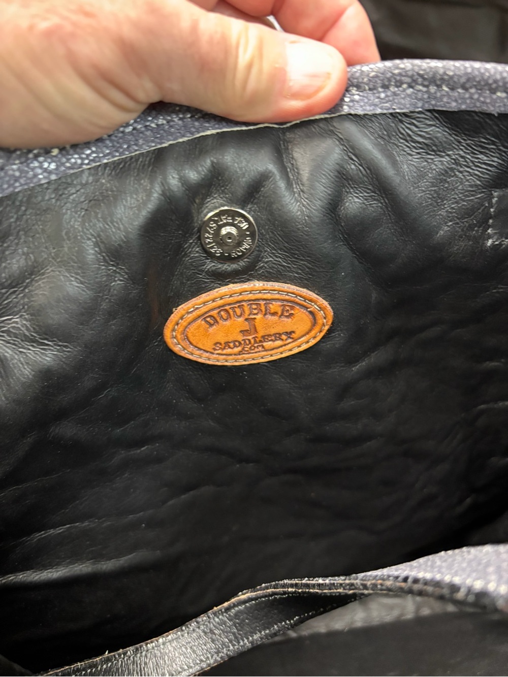 DOUBLE J SADDLERY LEATHER TOTE - Picture 3 of 5